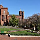 Washington DC Smithsonian castle garden