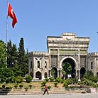 Entrance Gate of Istanbul University Istanbul, Turkey