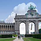 Cinquantenaire Triumphal Arch, Brussels, Belgium