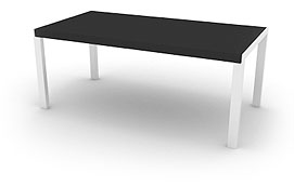 Black wood grain table