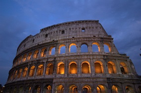 Kendo UI for jQuery Cards Colosseum in Rome