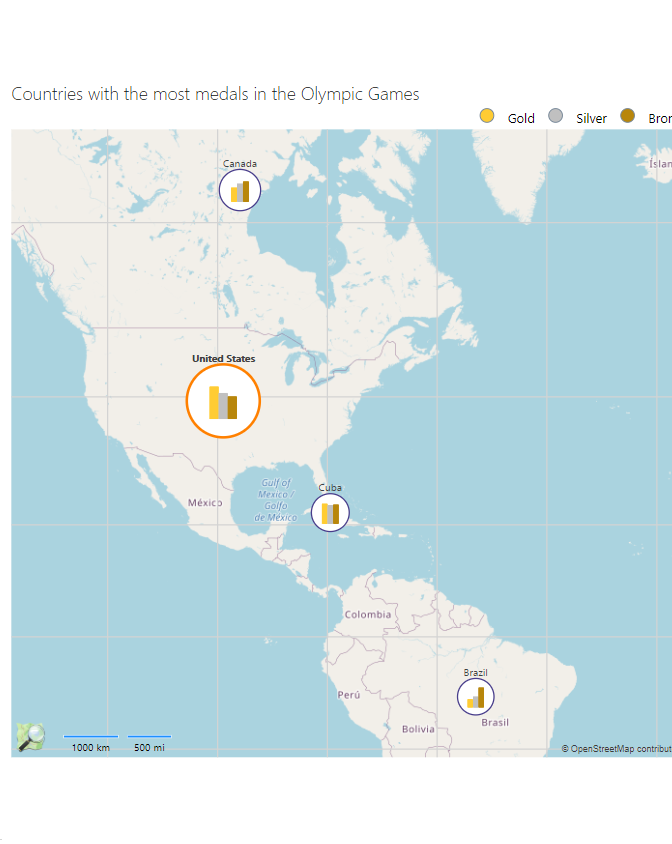 Olympic Medals Map